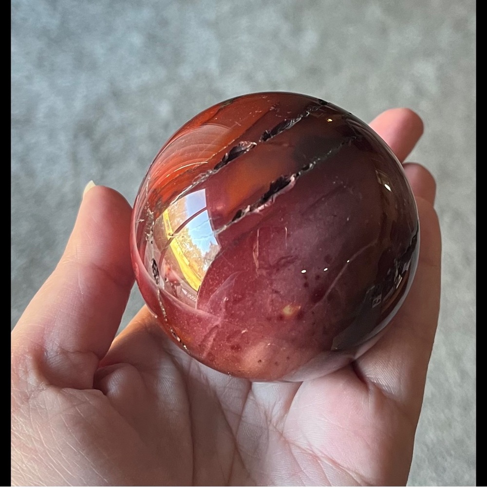 โจ 2x HP โจ Mookaite โจ Sphere โจ - Picture 8 of 11